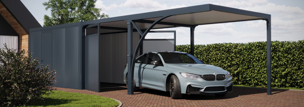 Carport en aluminium, Abri sur mesure, Alsace