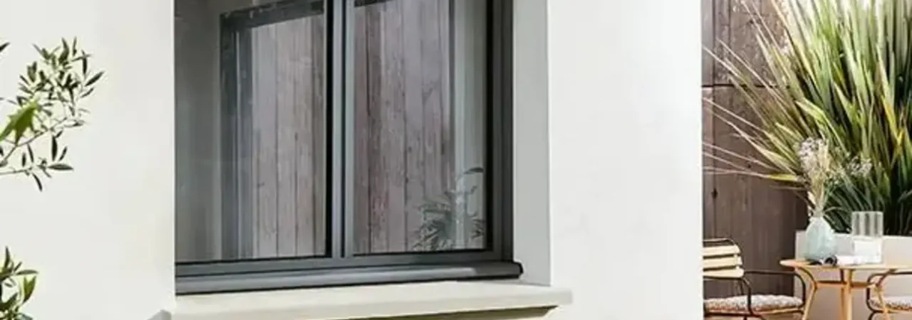 Nouvelle fenêtre à frappe aluminium à ouvrant caché