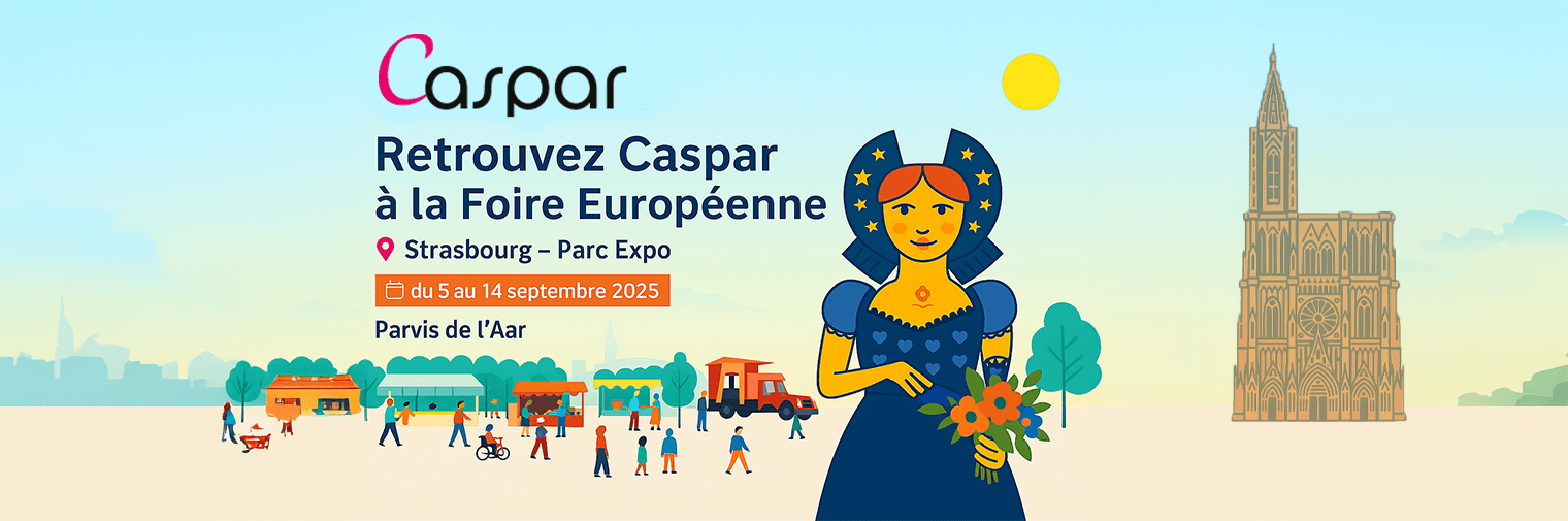 Caspar sera présent à la foire européenne de strasbourg 2025